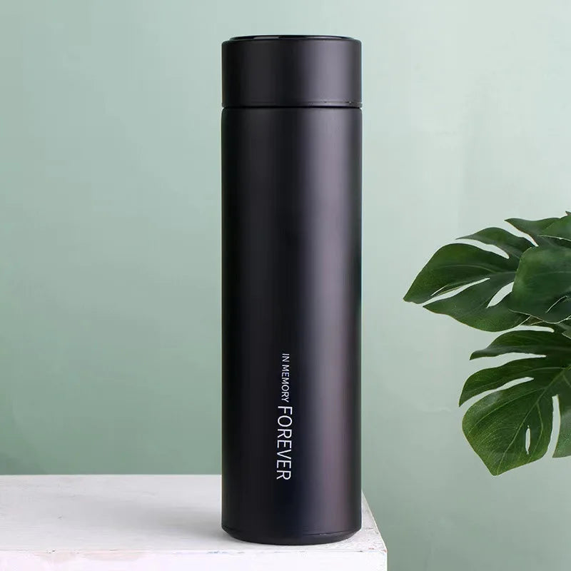 Smart Thermal Bottle Display Temperature Thermal Mug Stainless Steel Food Thermos For Tea Water Bottle With Heating Cup