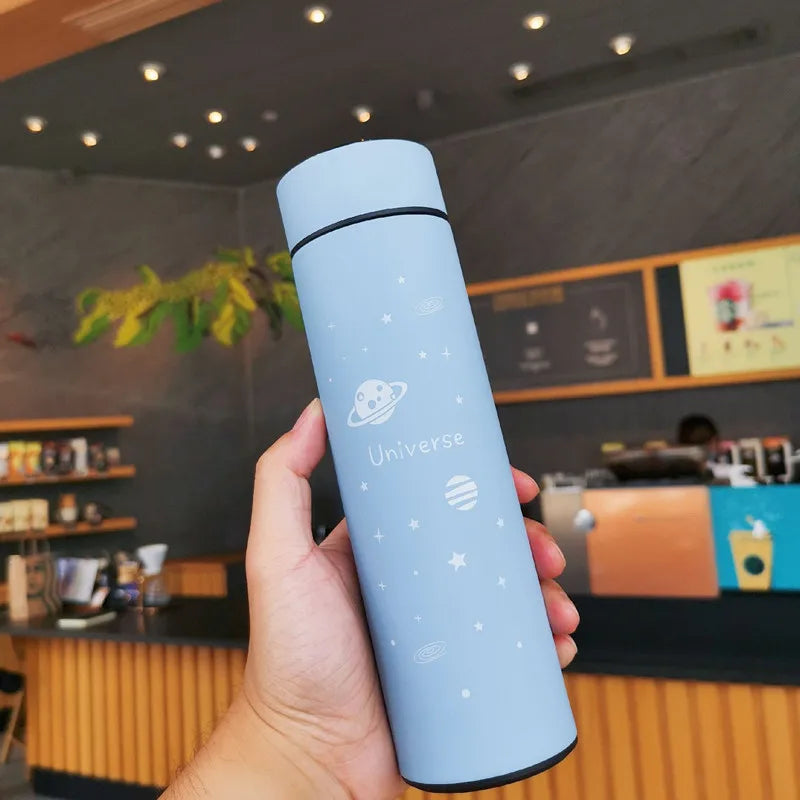 Smart Thermal Bottle Display Temperature Thermal Mug Stainless Steel Food Thermos For Tea Water Bottle With Heating Cup